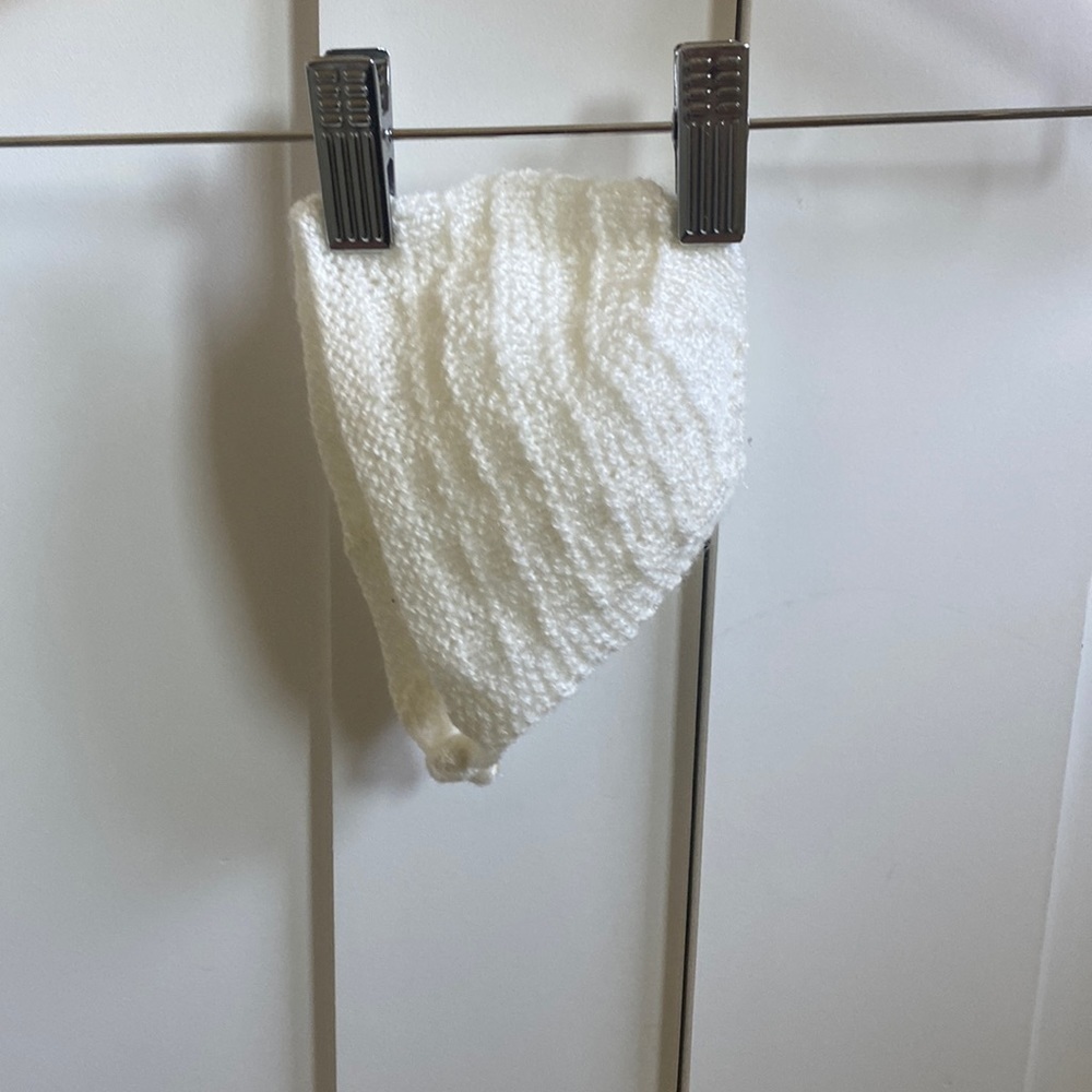 Vintage Knit Baby Bonnet